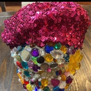 Girl’s sequined berets set of 2